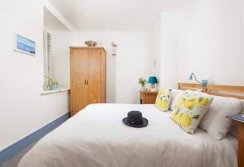 The bedrooms are to the rear of the apartment and light floods in from the large windows. 