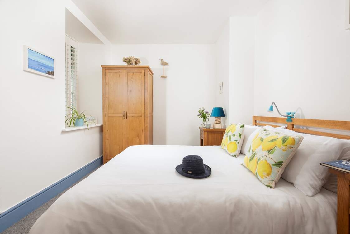 The bedrooms are to the rear of the apartment and light floods in from the large windows.