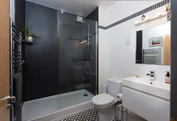 The modern shower-room.