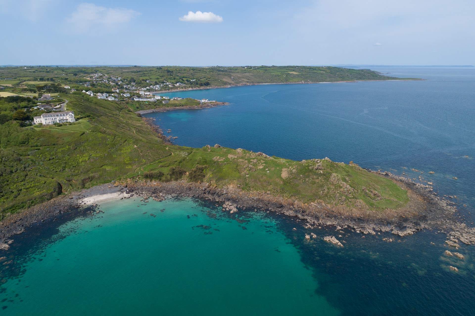 The gorgeous headland looking across to Coverack.