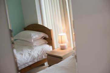 The twin bedroom.