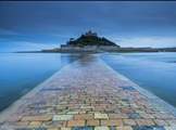 Iconic St Michael's Mount, access either on foot along the causeway or by passenger ferry when the tide is in.