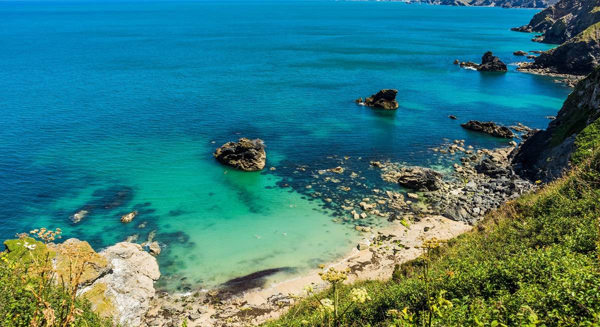 A secluded cove near Hayle, how gorgeous is this?