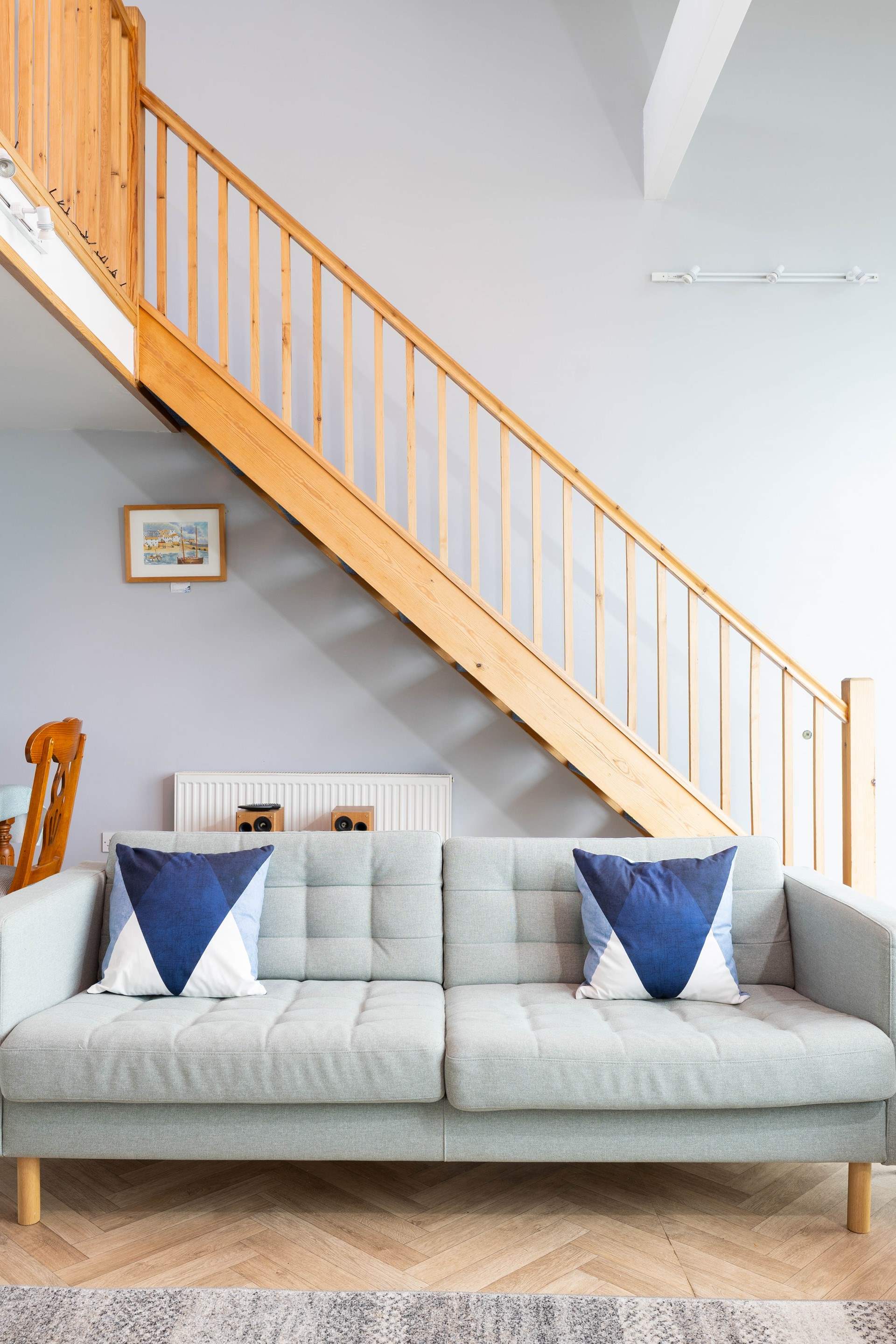 A very contemporary feel in this seaside retreat.