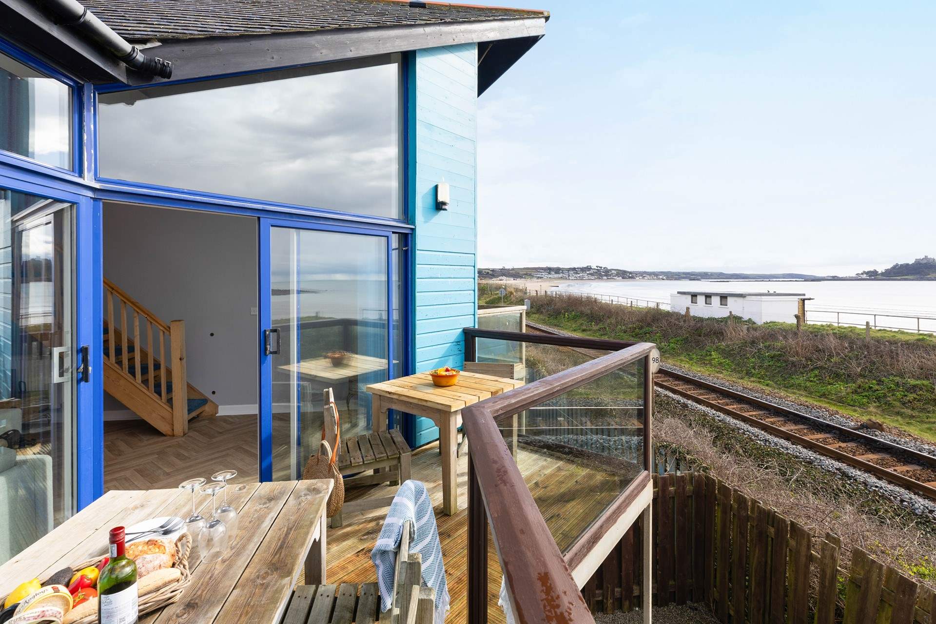 Sit back, relax and admire the scenery from the stunning home.