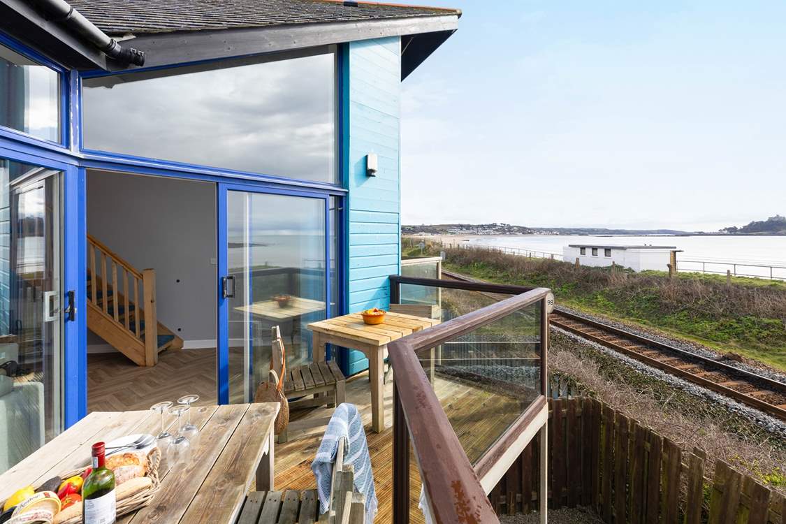 Sit back, relax and admire the scenery from the stunning home.