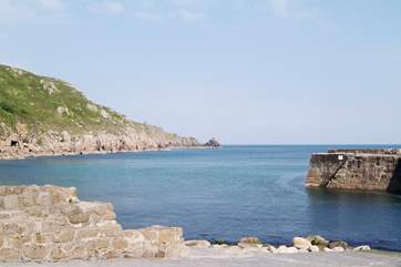 Lamorna Cove is ideal for a cliff walk and is only seven miles away.