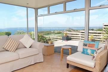 Fabulous views from the sitting-room.