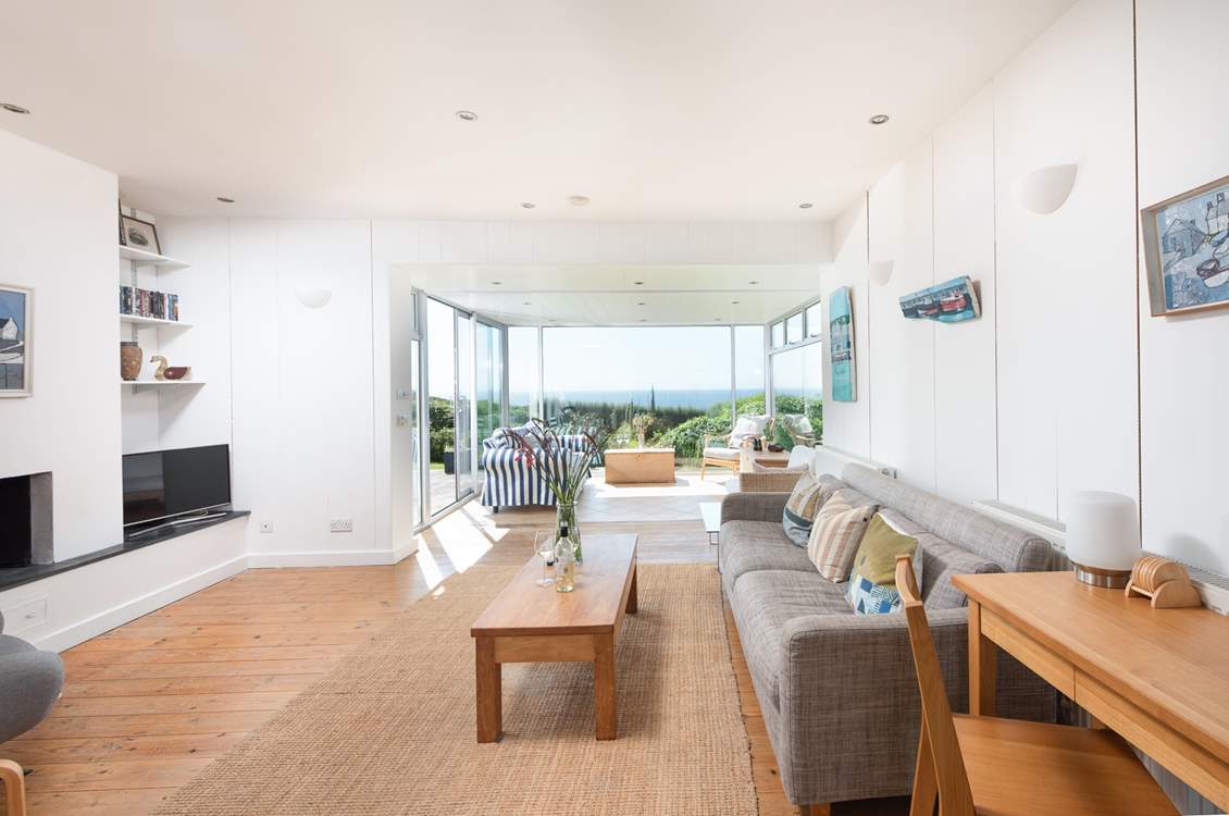 The spacious sitting-room.