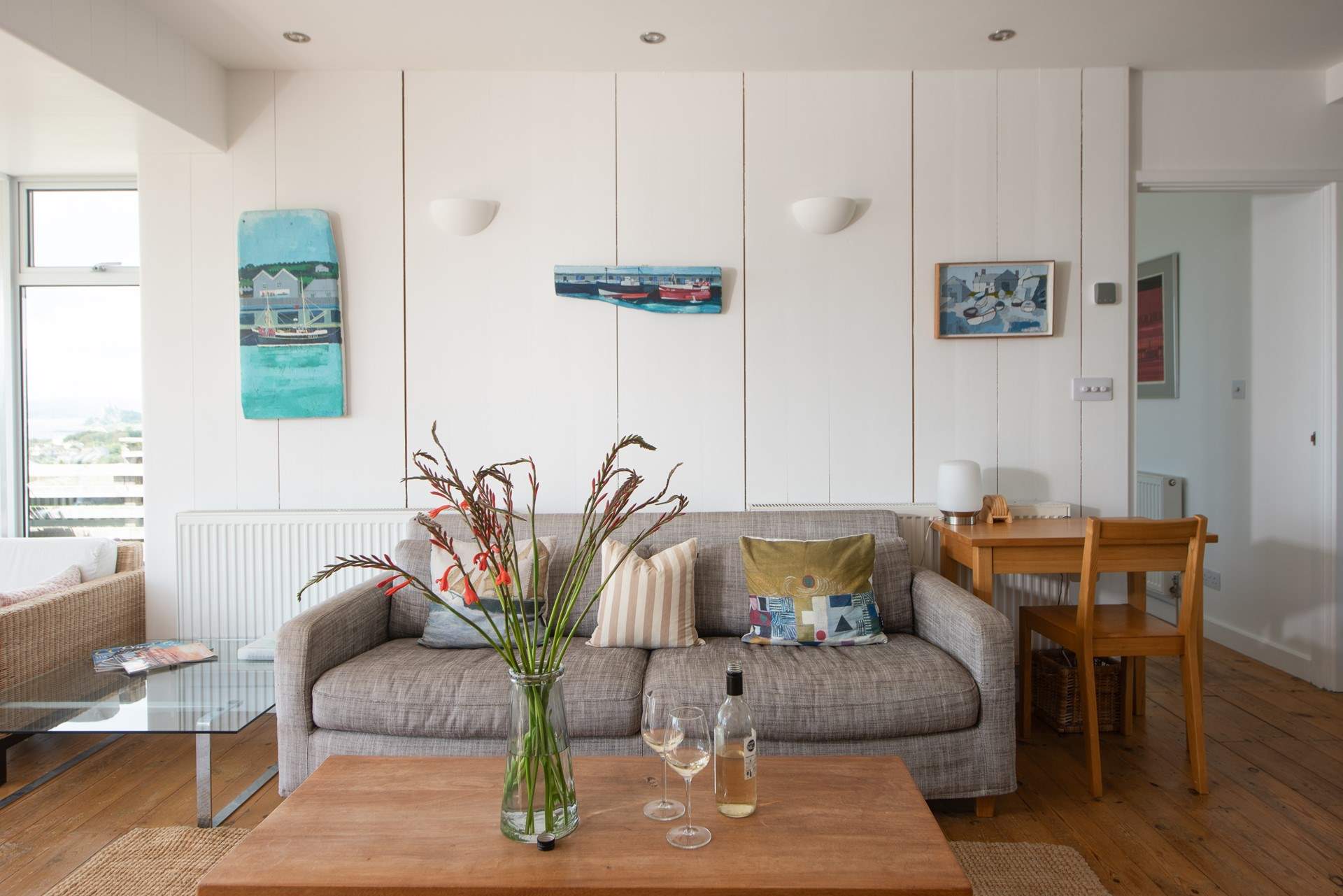 Blue Seas is light, bright and stylish. 