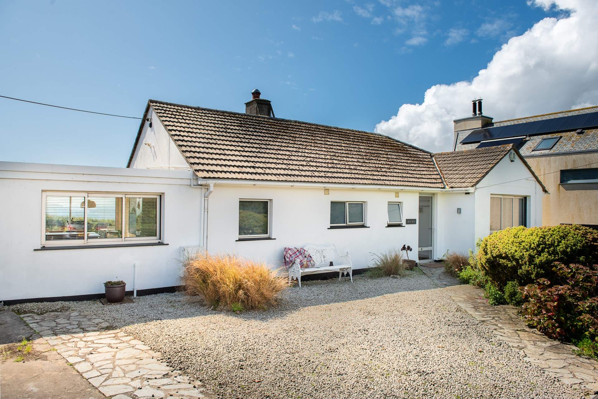 Parking for two cars at Blue Seas. 
