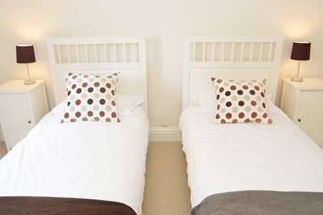 There are 3' twin beds in Bedroom 2.