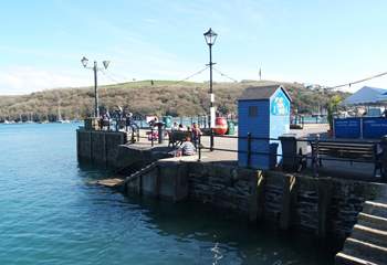 The seafront in Fowey is just a minute's walk from The Salt Store, a hive of activity with restaurants, pubs, shops and boat trips departing regularly.
