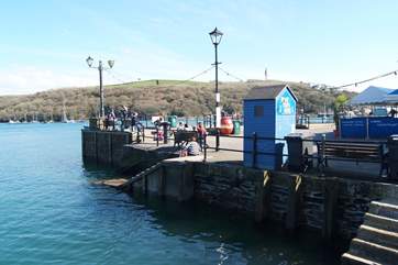 The seafront in Fowey is just a minute's walk from The Salt Store, a hive of activity with restaurants, pubs, shops and boat trips departing regularly.