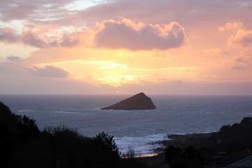 A glorious sunset.