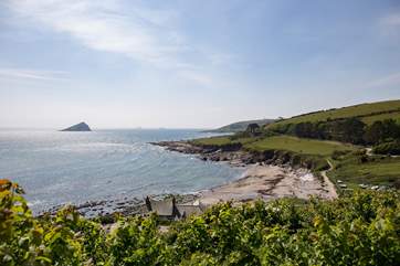 Wembury beach is a short stroll from the property, and what a treat is in store when you get there. A really family friendly, sandy beach.