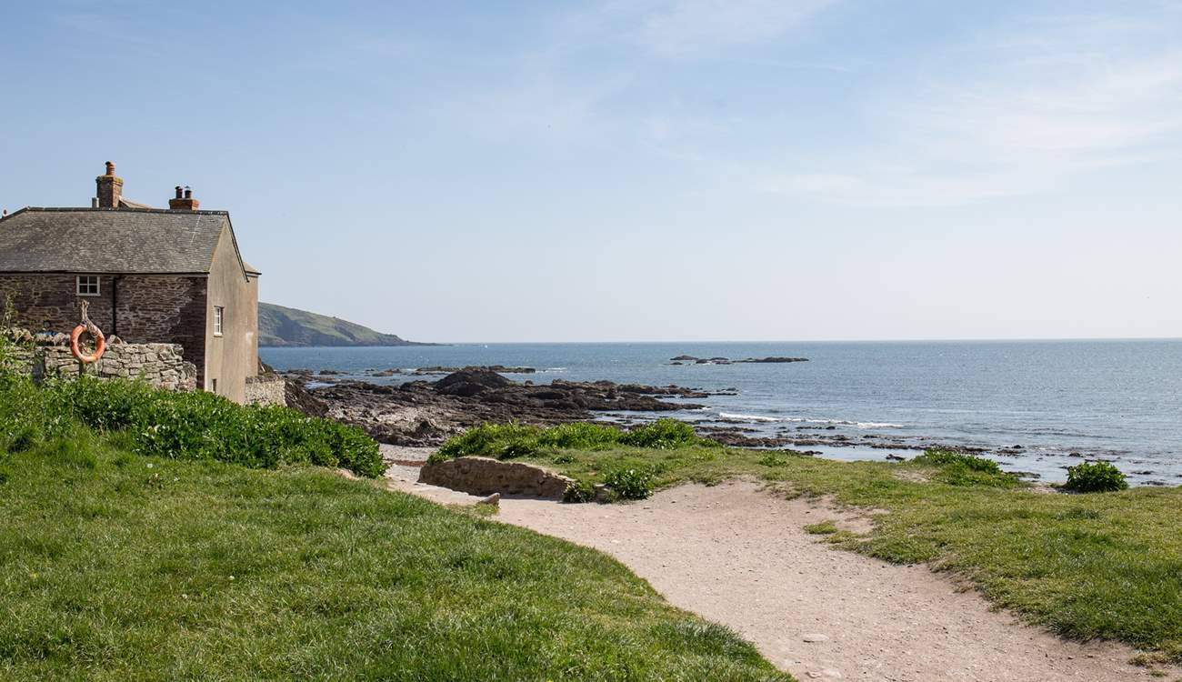 Wembury Beach has an excellent little cafe for a warming hot chocolate after a dip in the sea.