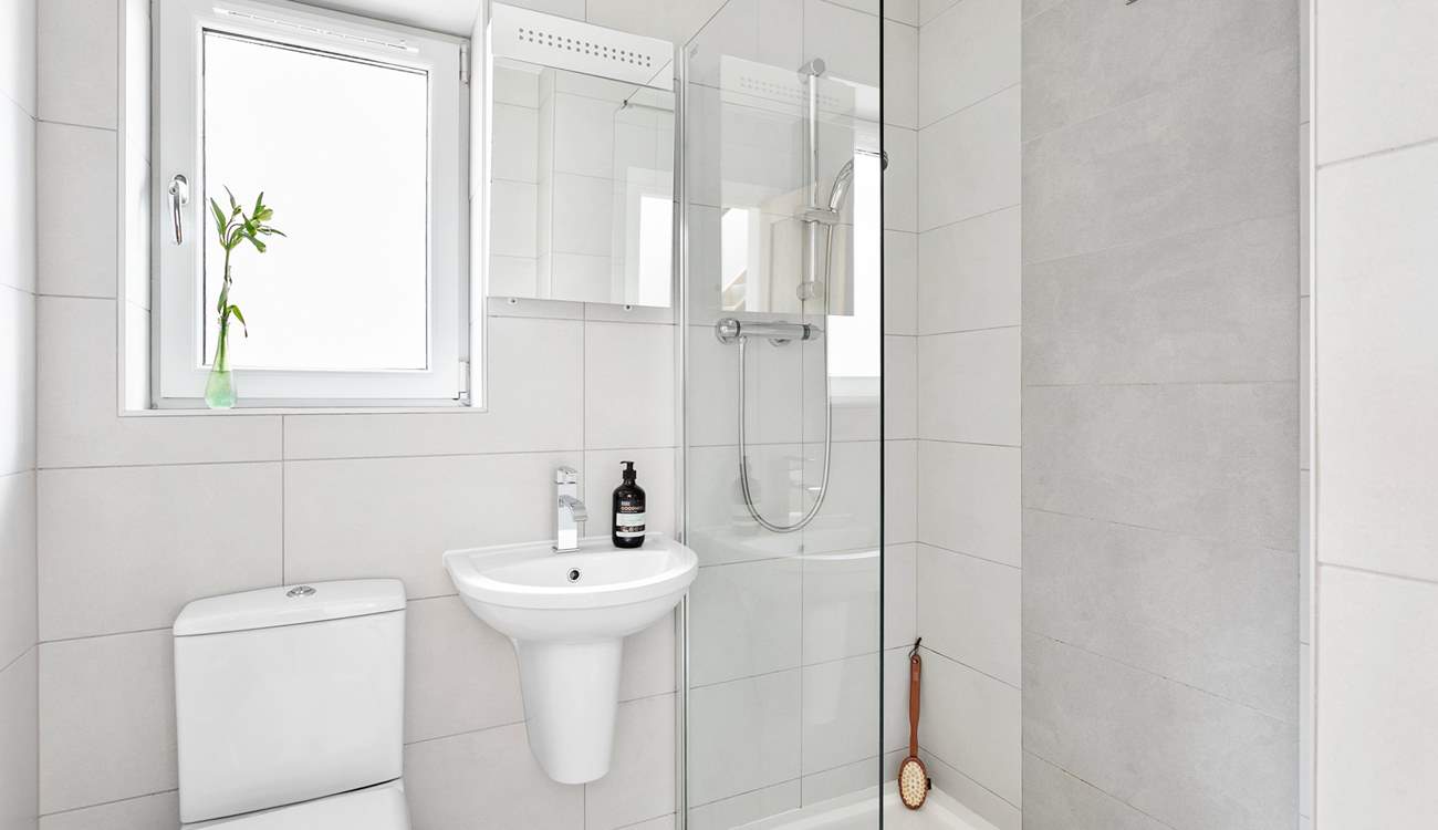 The shower-room on the ground floor.