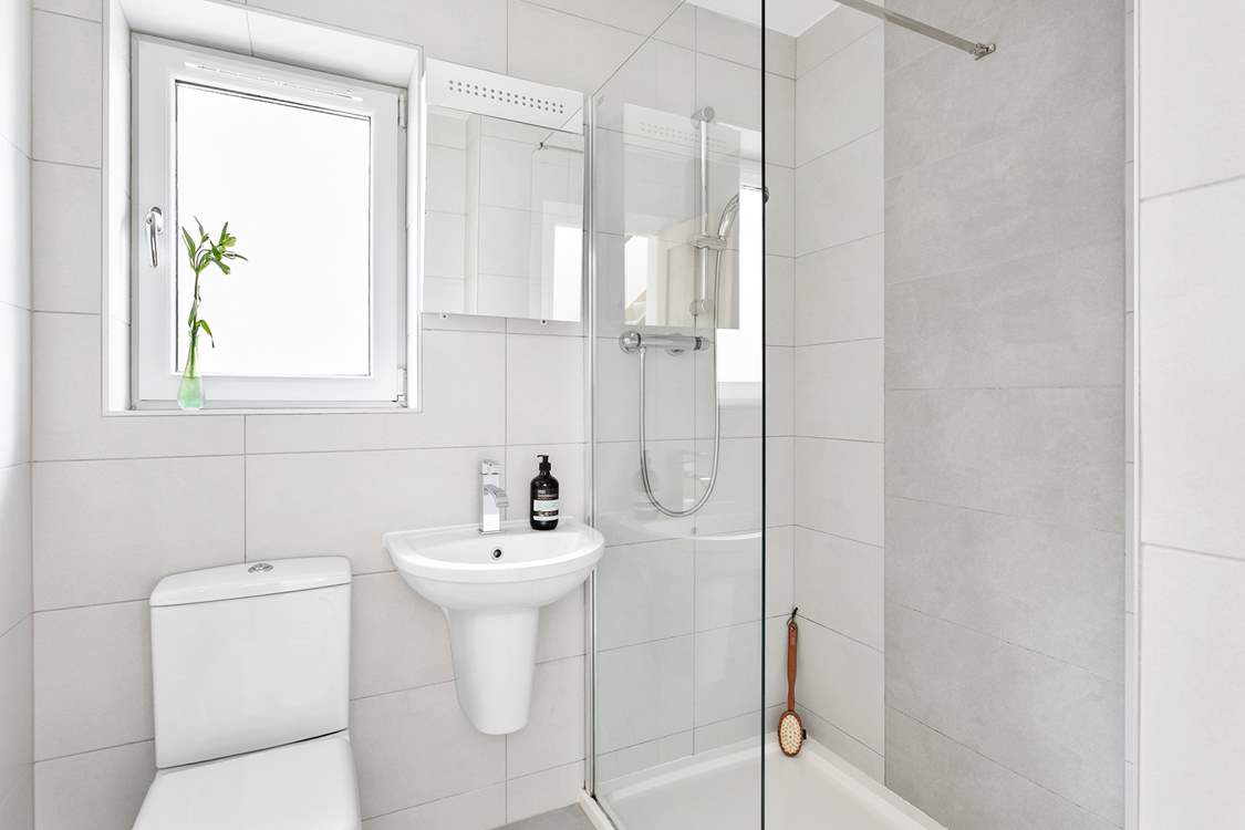 The shower-room on the ground floor.