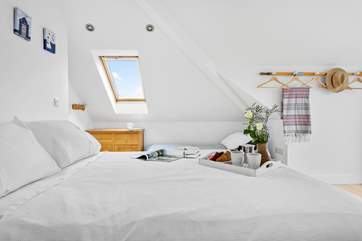 Bedroom Two is lovely and light.