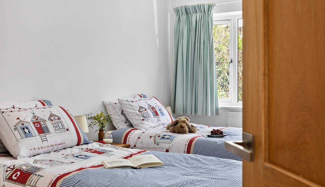 Bedroom 1 on the ground floor is a very sweet room, perfect for children.