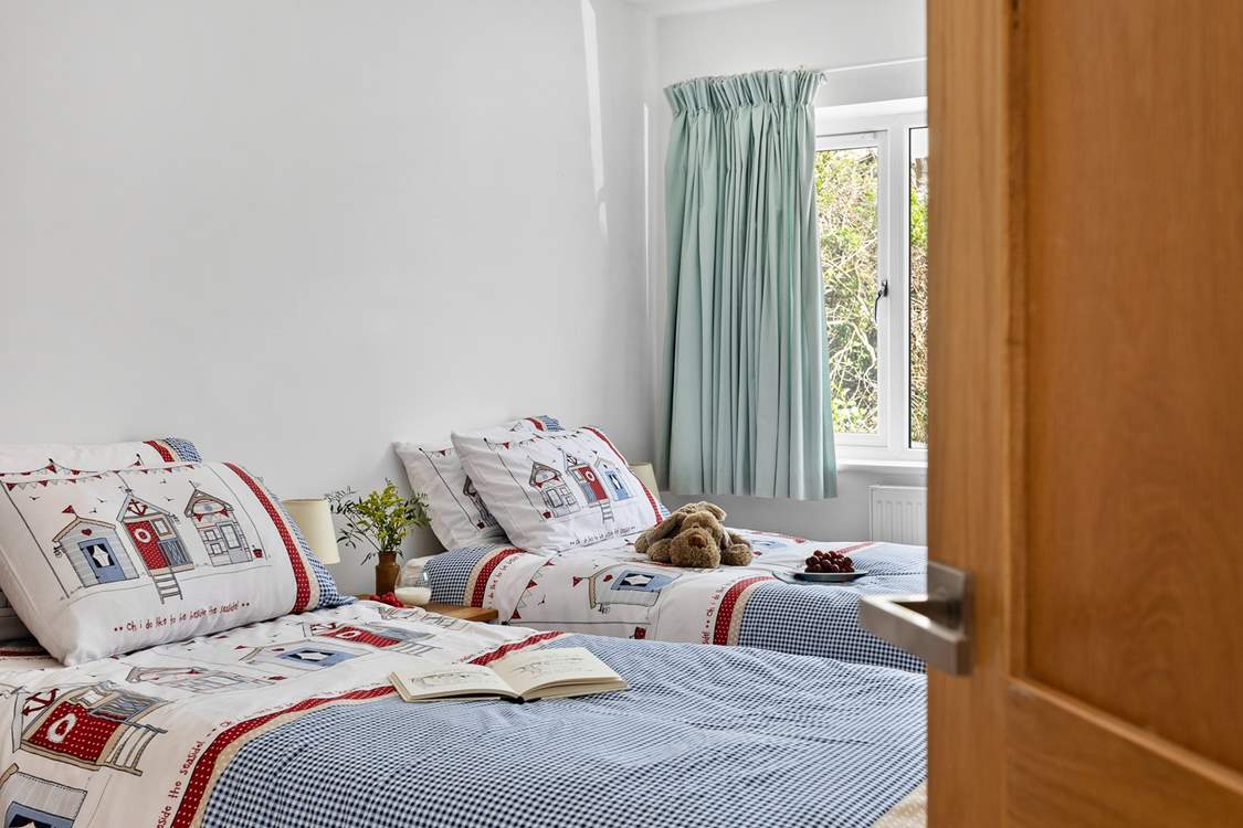Bedroom 1 on the ground floor is a very sweet room, perfect for children.