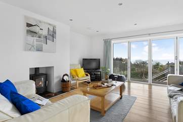 Light the wood burner and soak up those views.