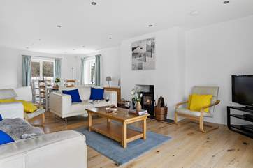 The open plan living area is a great place to come together not forgetting the amazing view that will be enjoyed by all.