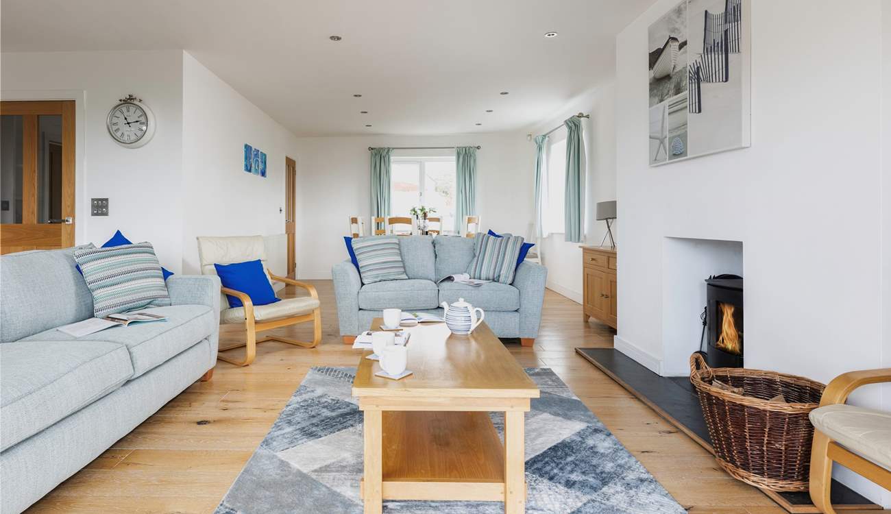 The open plan living area is a great place to come together not forgetting the amazing view that will be enjoyed by all. 