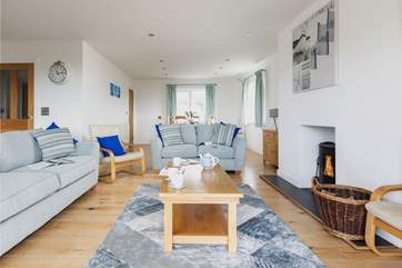 The open plan living area is a great place to come together not forgetting the amazing view that will be enjoyed by all.