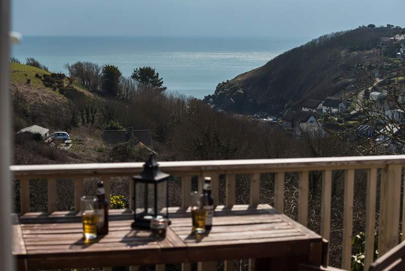 The view down to Cadgwith Cove may entice you to get a little closer with a walk down the hill, if you pop into the pub the walk back up will be a breeze....