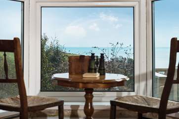 Watch the wildlife or the passing ships, a room with a view.