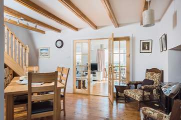 Space to relax and dine with friends and family (there is another dining-area in the kitchen).