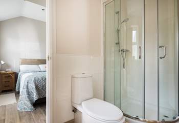 The ground floor bedroom has direct access to the shower-room which can also be accessed through the utility-room so remember to knock!