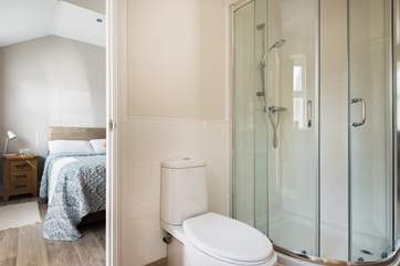 The ground floor bedroom has direct access to the shower-room which can also be accessed through the utility-room so remember to knock!