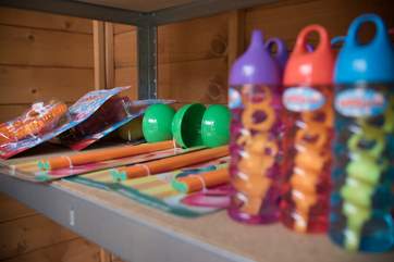 And even bubbles and toys for the children too.