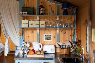 The kitchen-area.