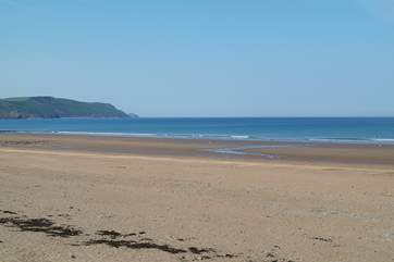 The beach at Bude is a surfers paradise and is just a 40 minute drive away.