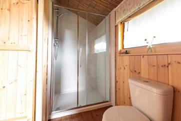 And a large shower cubicle.