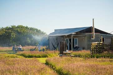 An idyllic spot for an al fresco sundowner.