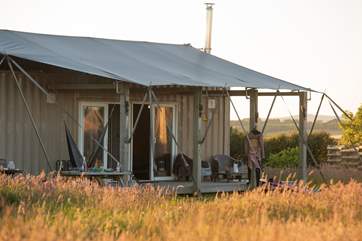 Relax in your rural retreat.