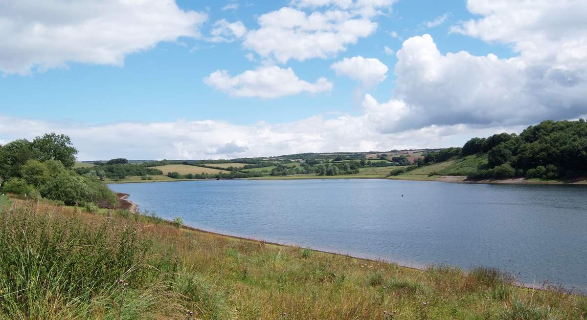 This is Wimbleball Lake nearby, for lakeside walks.