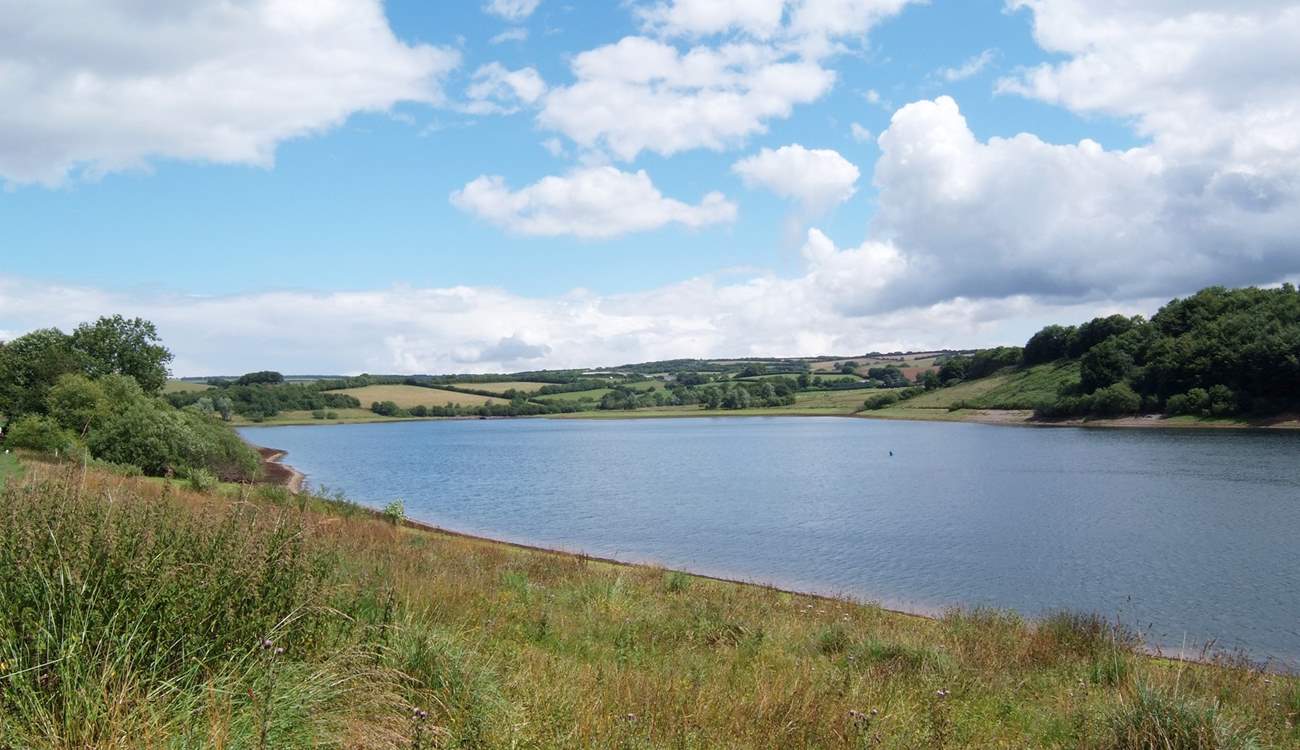 This is Wimbleball Lake nearby, for lakeside walks.