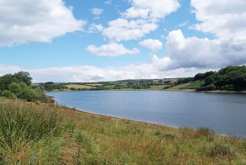 This is Wimbleball Lake nearby, for lakeside walks.