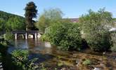 The pretty little market town of Dulverton is just four miles away from Skilgate - this is the river Barle as it passes through Dulverton. - Thumbnail Image