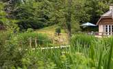 The pond is in front of the cottage - you can watch the antics of the resident ducks and see what other birds you can spot. - Thumbnail Image