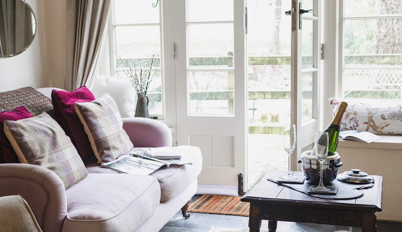 Open up the French windows and just listen to the bird song here.