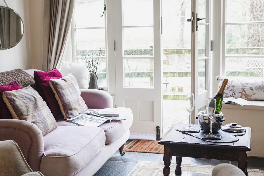 Open up the French windows and just listen to the bird song here.