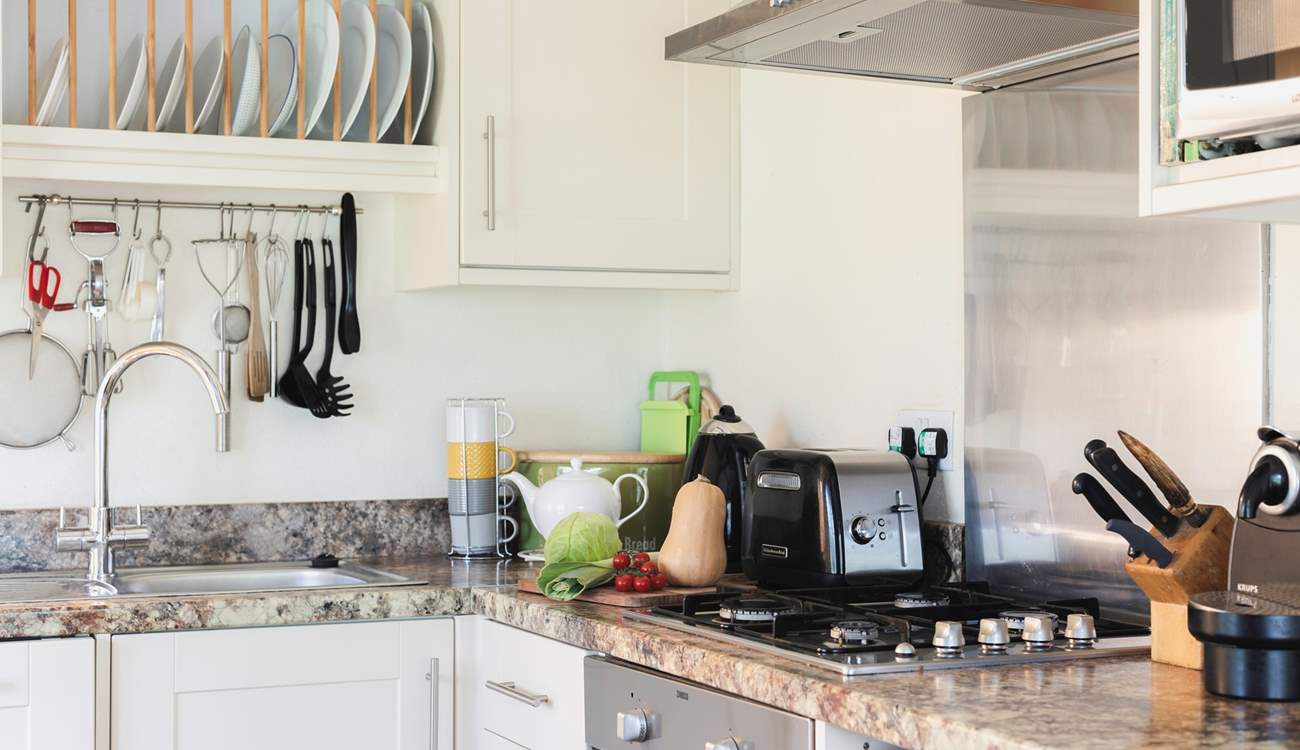 What's for dinner? This gas hob has been replaced by an induction hob. 