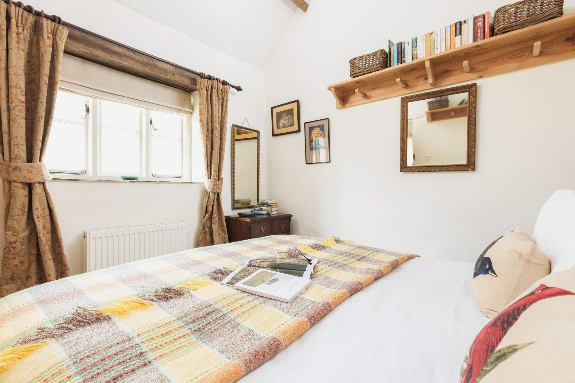 This room also looks out over the garden.